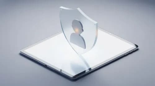 3D-Illustration symbolisiert Kinderdatenschutz im Tiktok-Vergleich mit US-Justizministerium