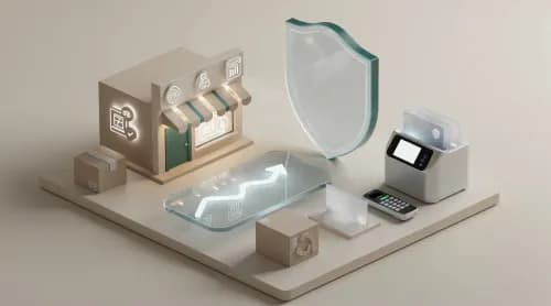 3D-Illustration zu Verbraucherschutz, Wachstum, Amazon, Temu und Retouren im E-Commerce