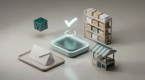3D-Illustration zu Wero, Rechnungskauf, Amazon-Roblox und Marktplatz-News im Überblick